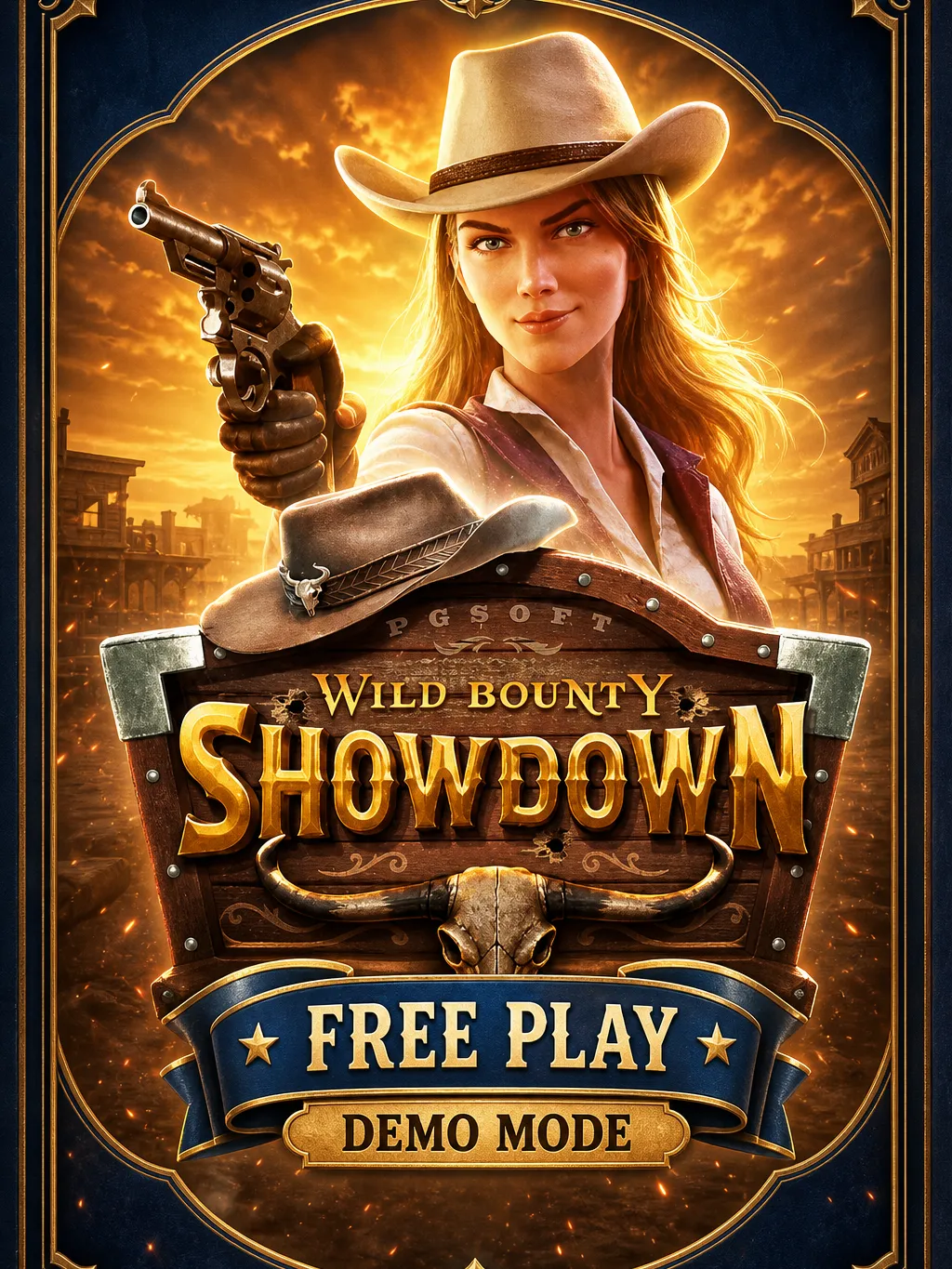 Start the Wild Bounty Showdown demo free - screen showing virtual credit