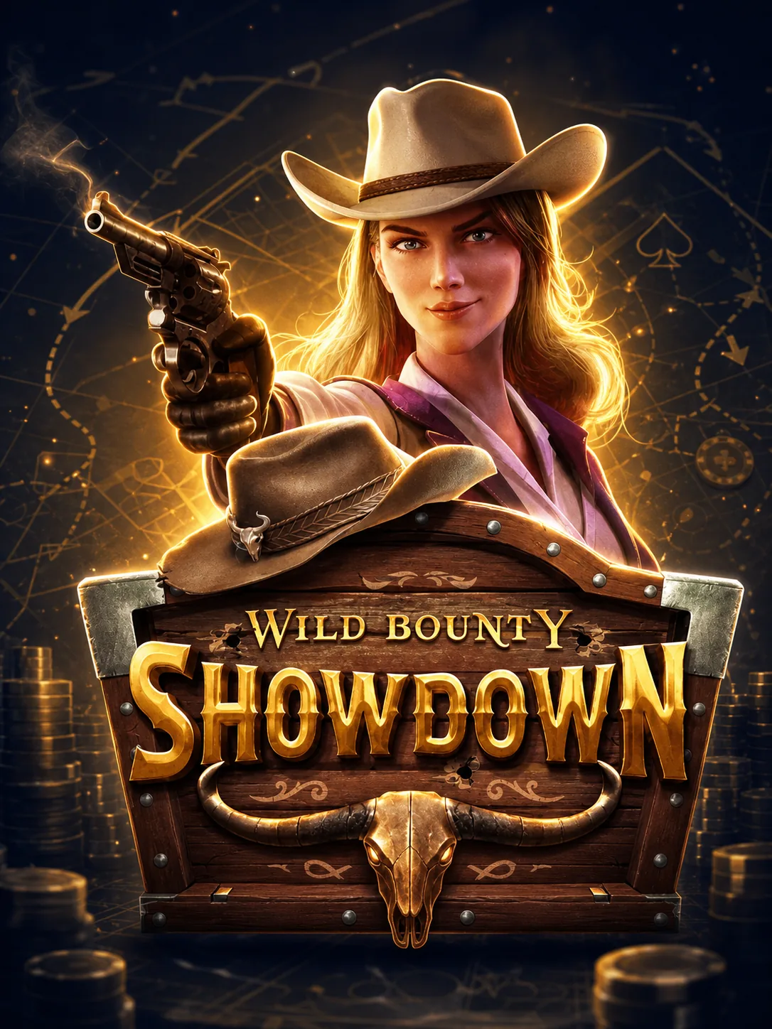 Wild Bounty Showdown strategy diagram showing a win-goal band of +50% to +150%